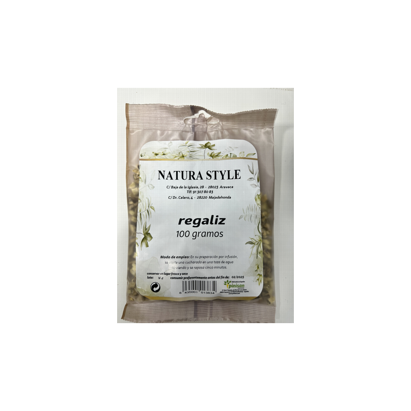REGALIZ 100GR NATURA CENTER