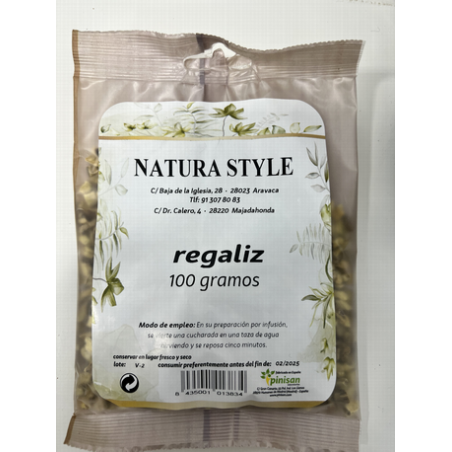 REGALIZ 100GR NATURA CENTER