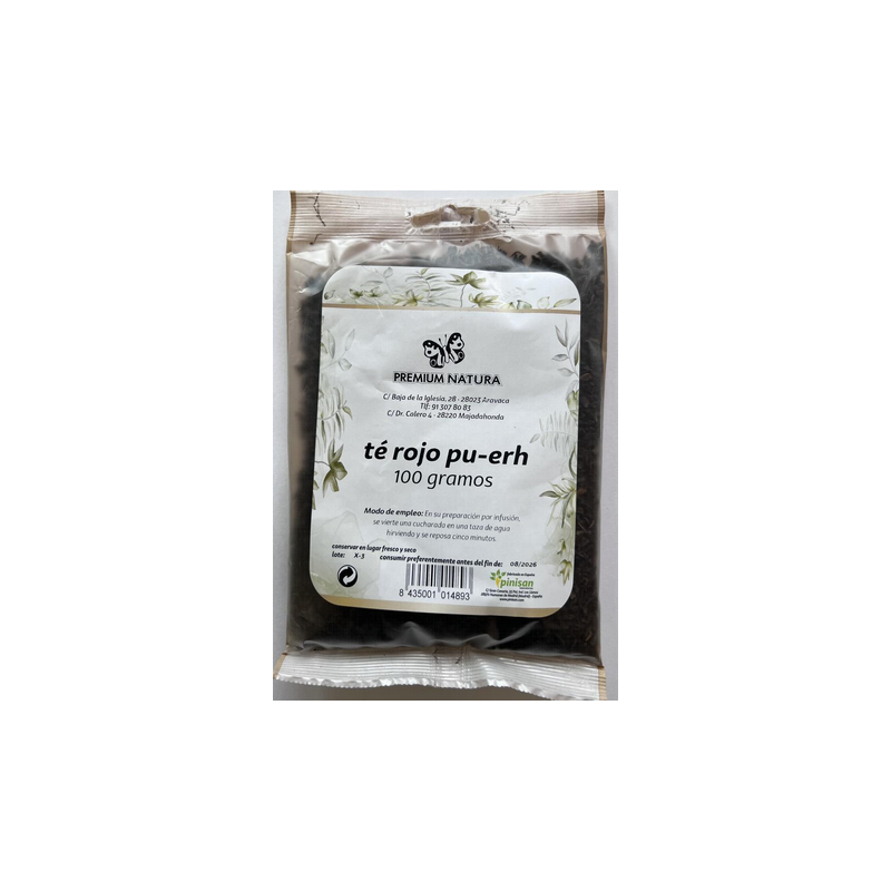 TE ROJO PU-ERH 100 GR PREMIUN NATURA