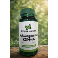 ASHWAGANDHA KSM 66 60 CAPS NATURA CENTER