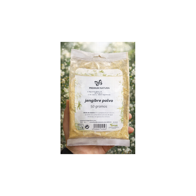JENJIBRE POLVO 50GR NATURA PREMIUM